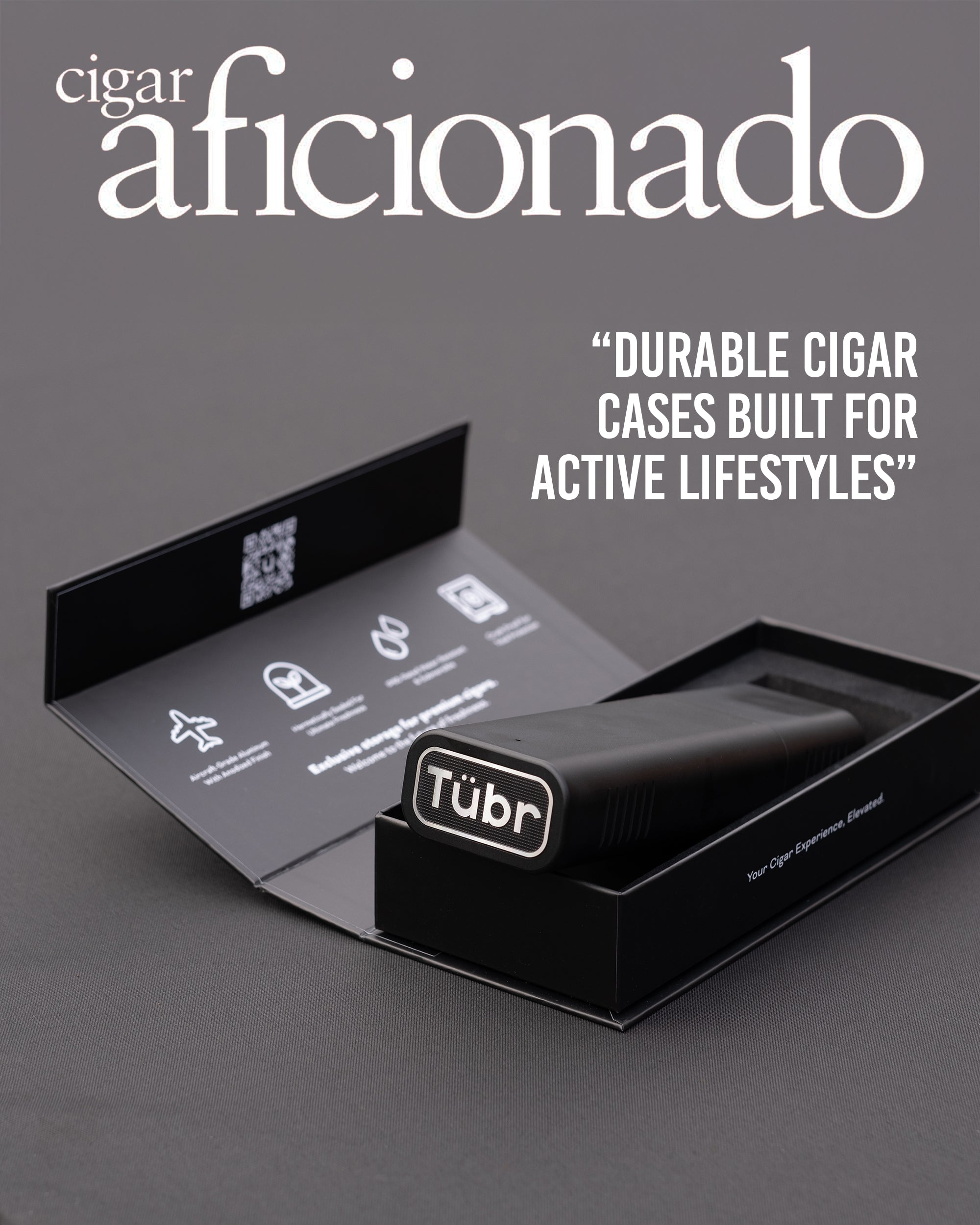 Tübr Featured in Cigar Aficionado: Where Luxury Meets Performance