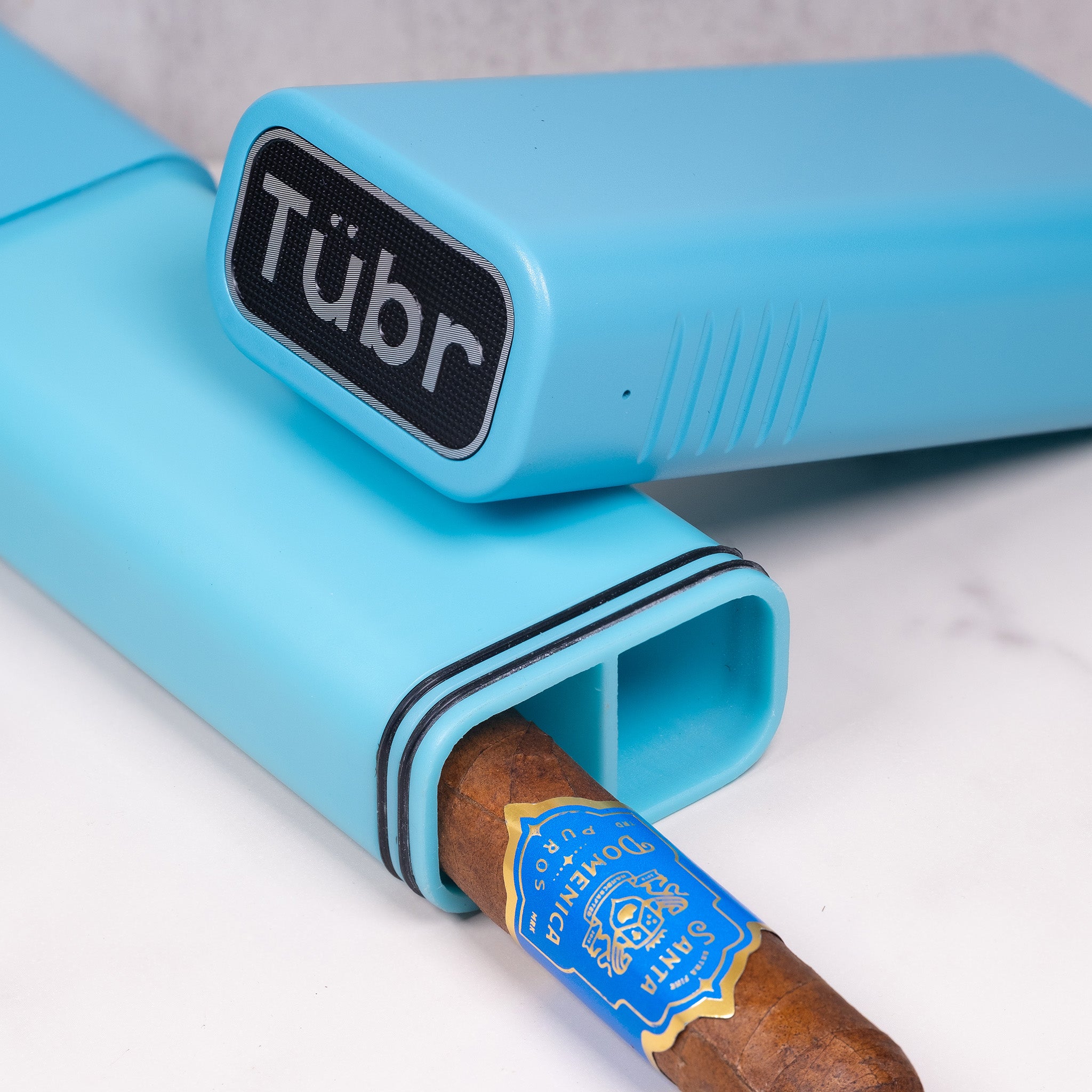 Tubr Storage Gordo will soon be available in blue or sky. It’s perfect for keeping cigars fresh and protected. 